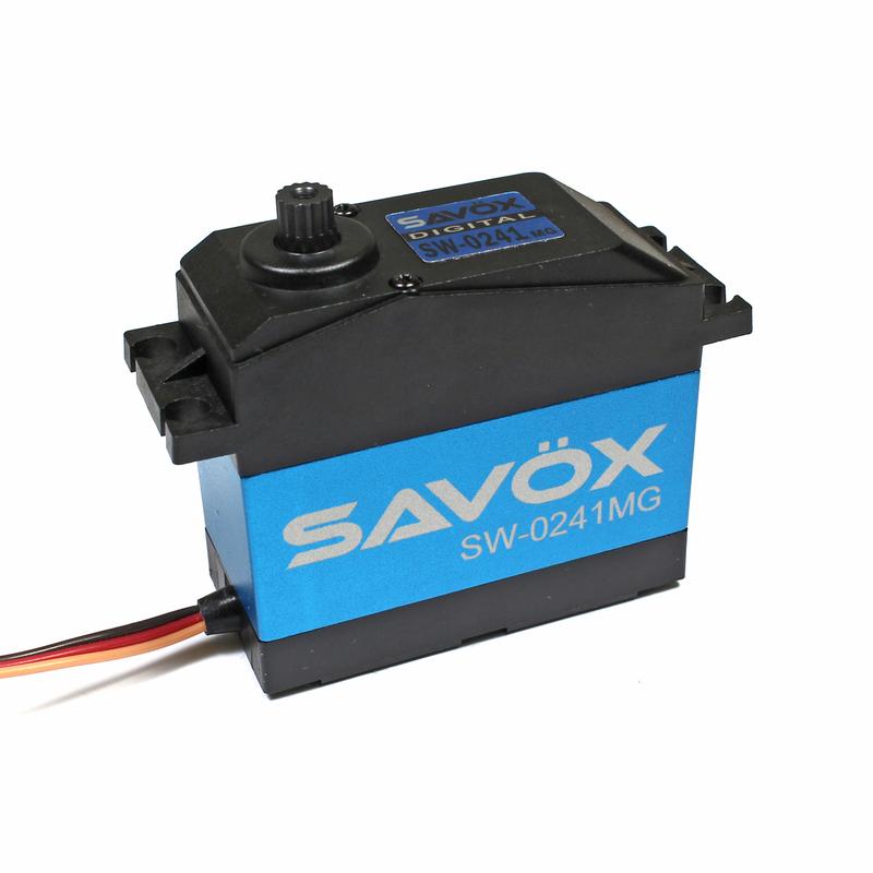Savox SW-0241MG "Super Torque" Waterproof Digital 1/5 Scale Servo (High Voltage)