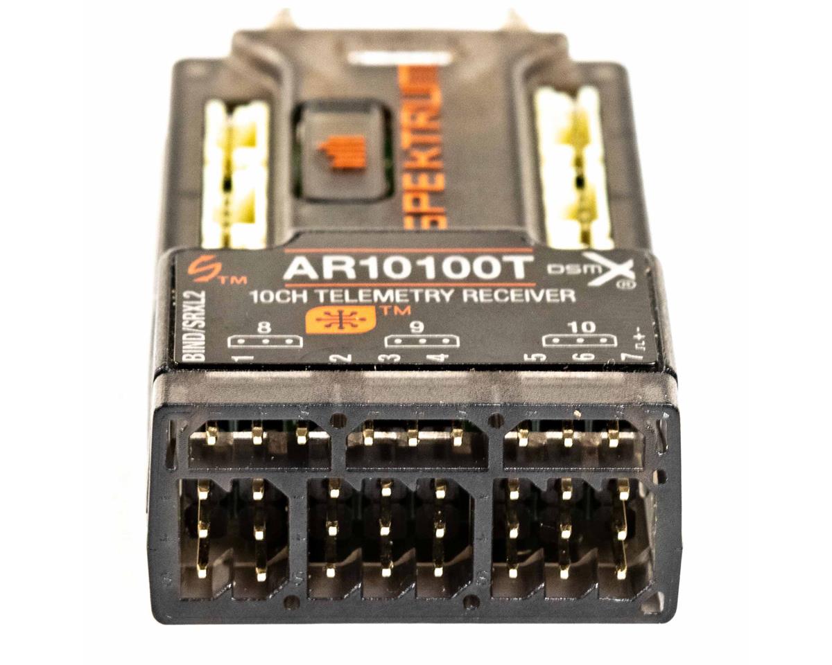 Spektrum AR10100T Receptor de telemetría de 10 canales 