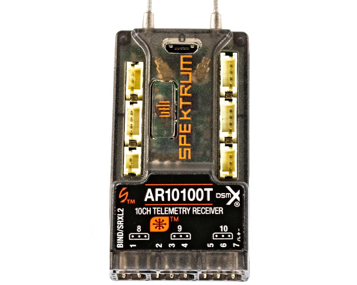 Spektrum AR10100T Receptor de telemetría de 10 canales 