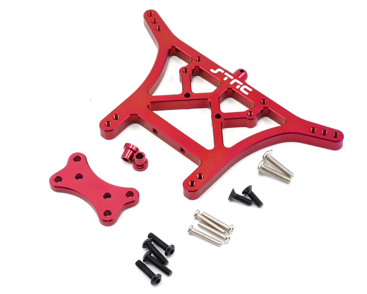 ST Racing 6mm Hard Rear Shock Tower Red Stampede/Rustler/Bandit
