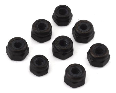 ST Racing Concepts Hinge Pin Locknut Set (8) (Black)-