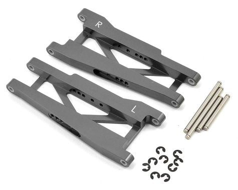 STRC Aluminum Rear Arms for Stampede, Rustler and Bandit (Gun Metal) *Discontinued