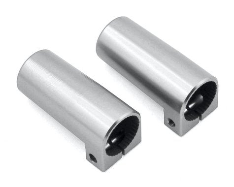 ST Racing Aluminum Rear Lock-Out, Silver, for Axial SCX10 II, 1pr