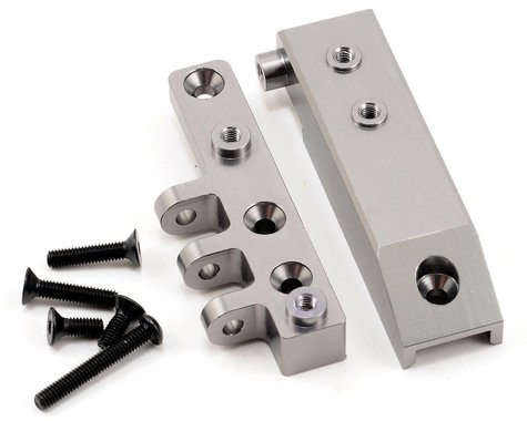 ST Racing Concepts Aluminum HD Front Servo Mount Block (Gun Metal) w/Upper Link Mount