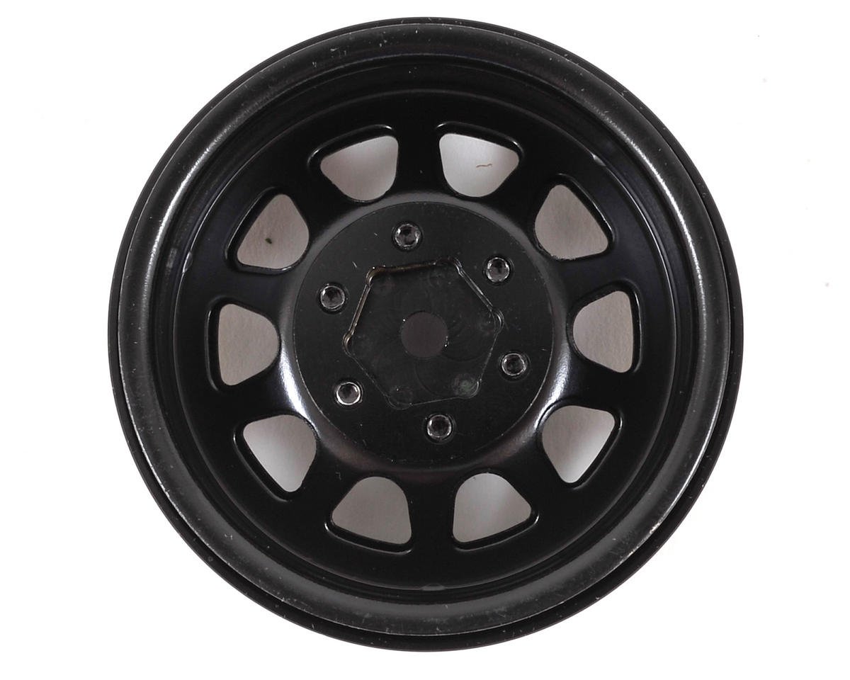 SSD RC D Hole 1.9" Steel Beadlock Crawler Wheels (Negro) (2)