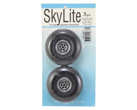 Ruedas Skylite con bandas de rodadura, 3" (2 ruedas y llantas incluidas) 
