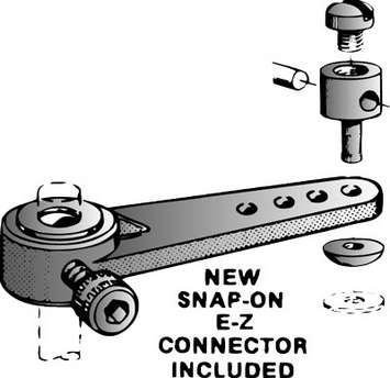 DuBro Long Steering Arm with Connector