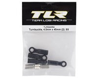 Team Losi Racing 4.5x45mm 8IGHT-X Turnbuckle w/Rod Ends (2) *Discontinued