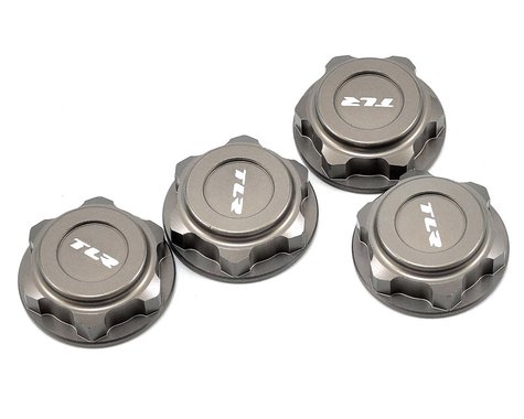 Team Losi Racing Aluminum Covered 17mm Wheel Nuts (Hard Anodized) (4)