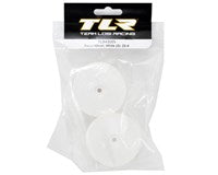 Team Losi Racing 12mm Hex 1/10 4WD Front Buggy Wheels (2) (White) (22-4) *Archived