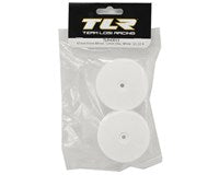 Team Losi Racing 12mm Hex 61mm 4WD Front Buggy Wheels (2) (White) (22-4) *Archived