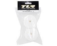 Team Losi Racing 12mm Hex 1/10 Rear Buggy Wheels (White) (2) (22 3.0/22-4) *Archived