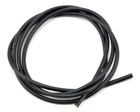 Cable de silicona TQ Wire 14awg (negro) (3')