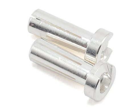 Conectores de bala macho de perfil bajo TQ Wire de 4 mm (plata) (14 mm) (2)
