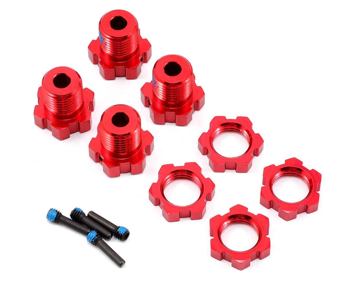 Traxxas 17mm Splined Wheel Hub Set (4) (Assorted Colors)
