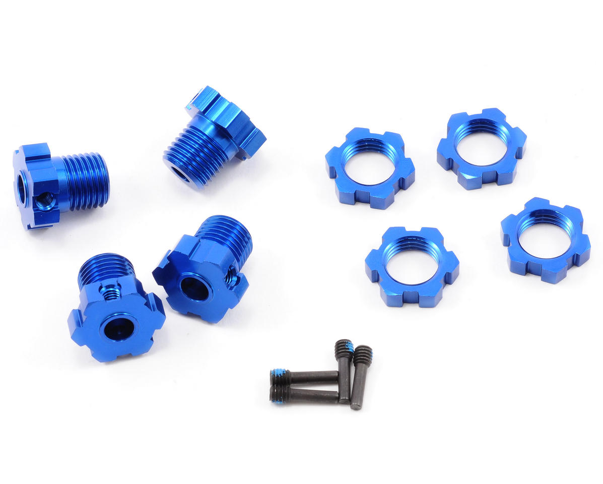 Traxxas 17mm Splined Wheel Hub Set (4) (Assorted Colors)
