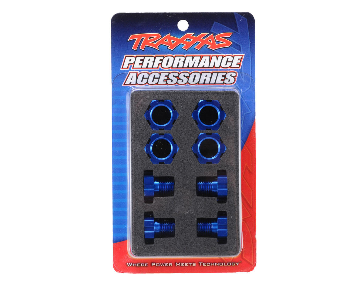 Traxxas 17mm Splined Wheel Hub Set (4) (Assorted Colors)
