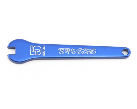 Traxxas Flat wrench, 5mm (blue-anodized aluminum)
