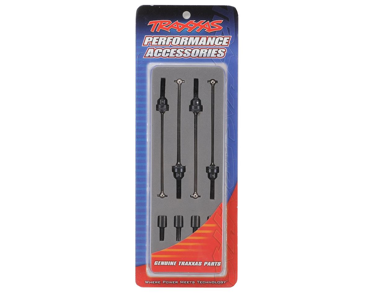 Traxxas Assembled Steel CV Driveshaft Set (4)