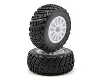 Neumático de rally Traxxas BFGoodrich con rueda de rally (2) (blanco) (S1) *Descontinuado