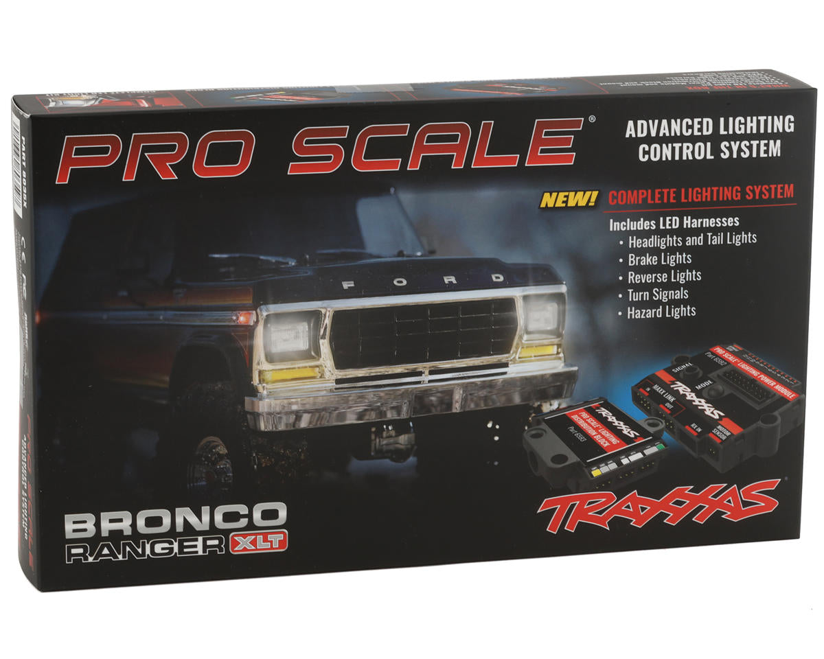 Traxxas TRX-4 1979 Ford Bronco Juego completo de luces LED a escala profesional