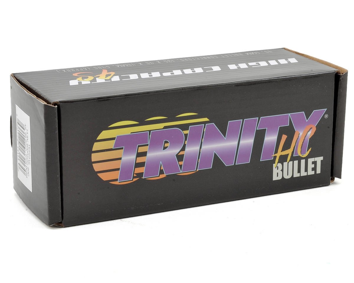 Team Trinity Hi-Capacity 4S 60C Hardcase LiPo Battery (14.8V/6000mAh) 5mm Bullets *Archived