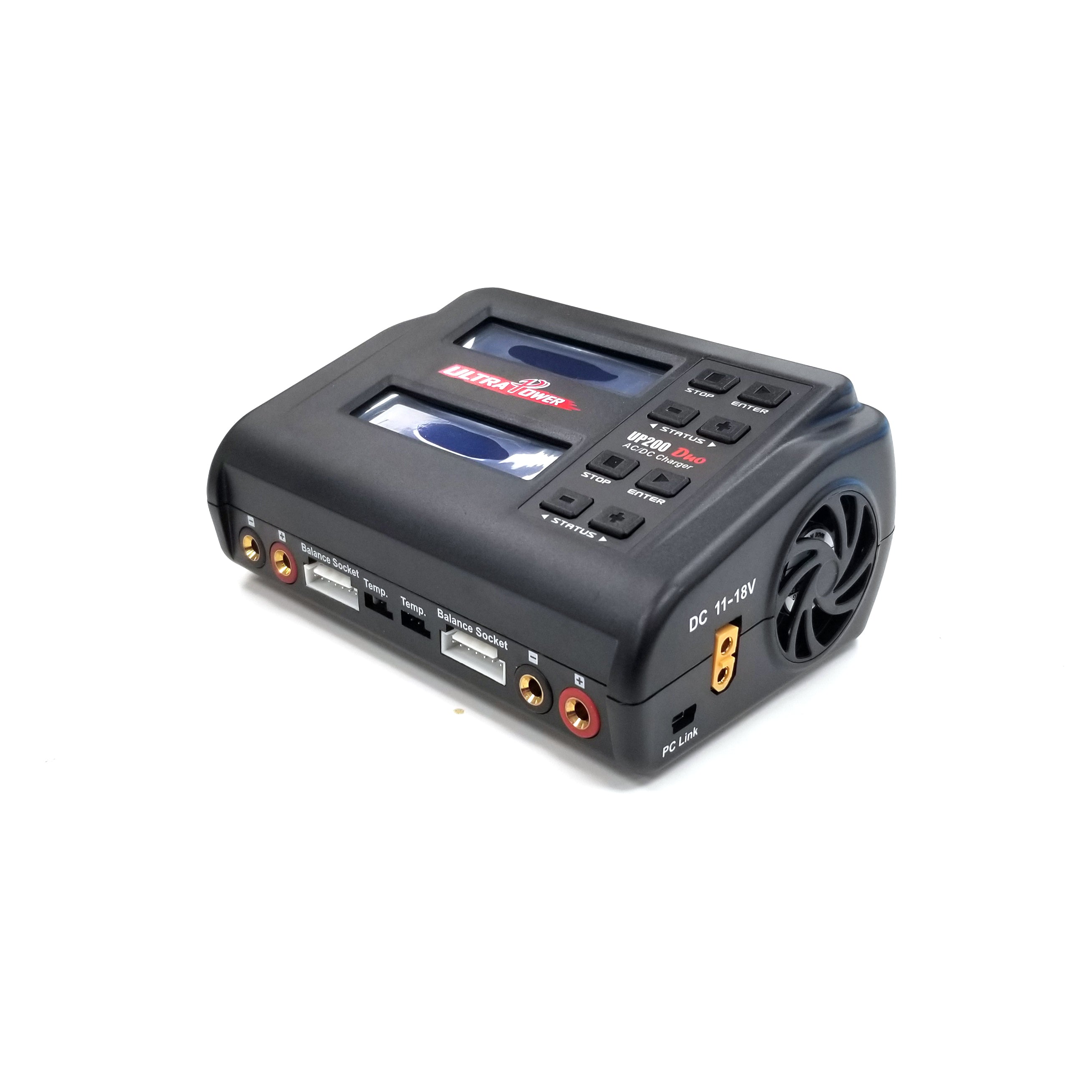 Ultra Power UP200 DUO 200W Dual Port Multi-Chemistry AC/DC Charger