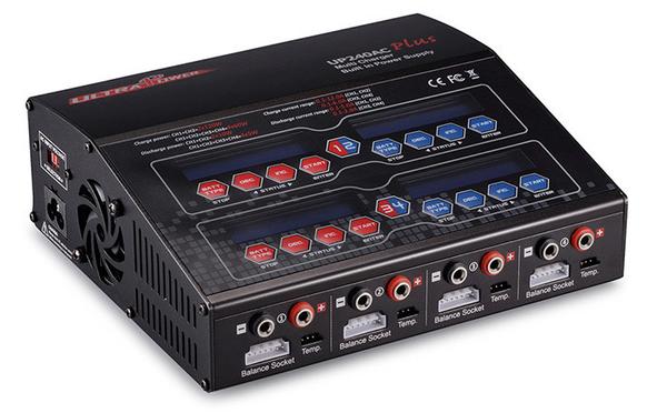 Ultra Power UP240 AC PLUS 240W 4-PORT Multi-Chemistry AC/DC Charger *Discontinued
