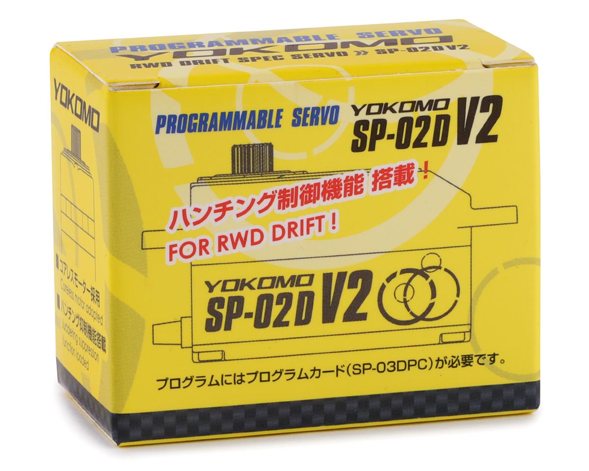 Servo de deriva digital de bajo perfil Yokomo SP-02D V2 RWD 